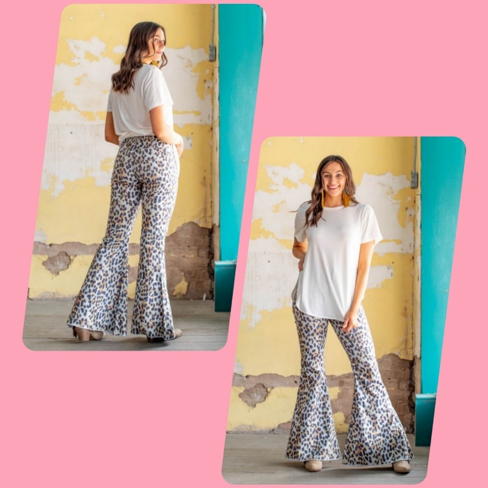 Animal print Flares